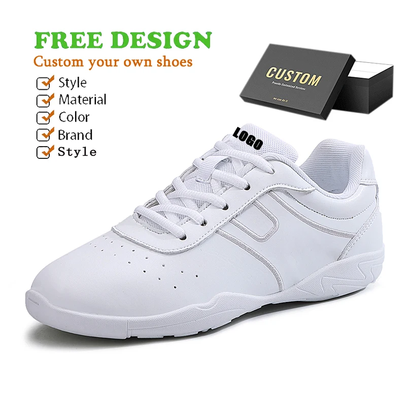 Wholesale Factory Breathable Custom Logo Competition Youth Cheer Uniforms Cheerleading Practice Wear Dance Shoes
