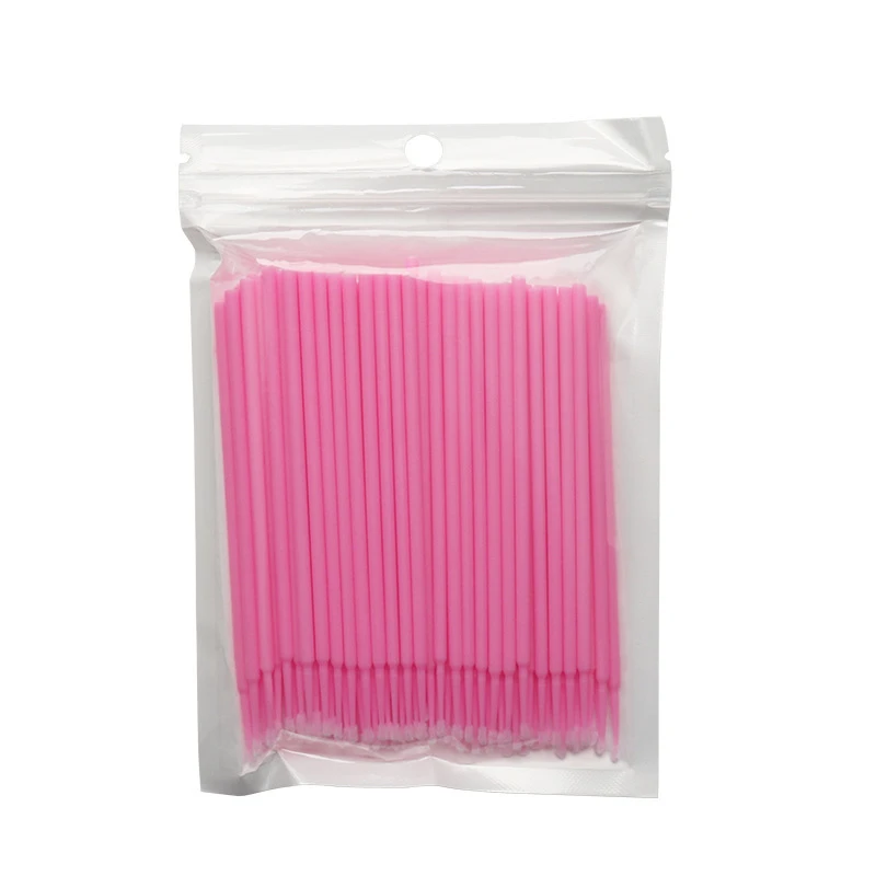 Wholesale Pink Blue Purple White Multiple Colors Micro Swabs Makeup Applicator Sticks Buds Cosmetic Makeup Tools Cotton Swabs