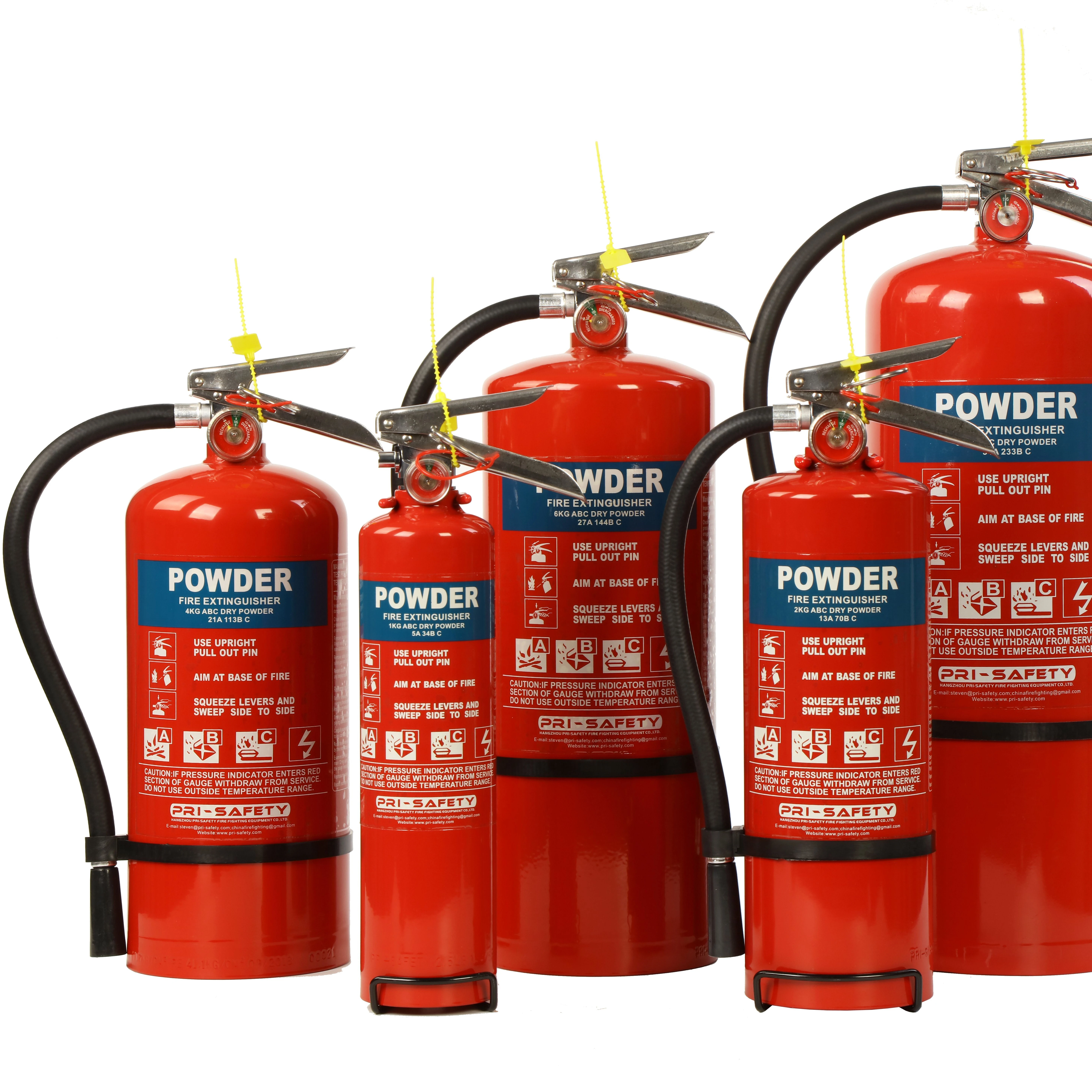 1 KG, 4.5 KG ,6 KG ,Dry Powder Class ABC Fire Extinguisher