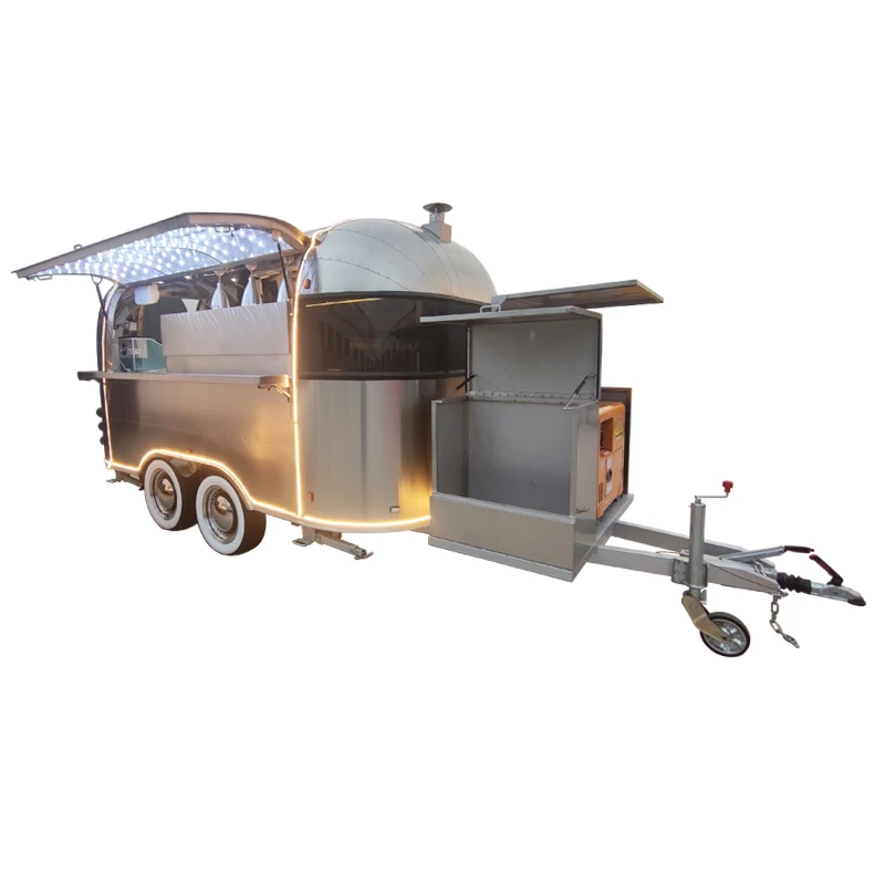 Mobile kitchen outdoor food trailer travel trailer ice cream cart ice cream cart  coffee