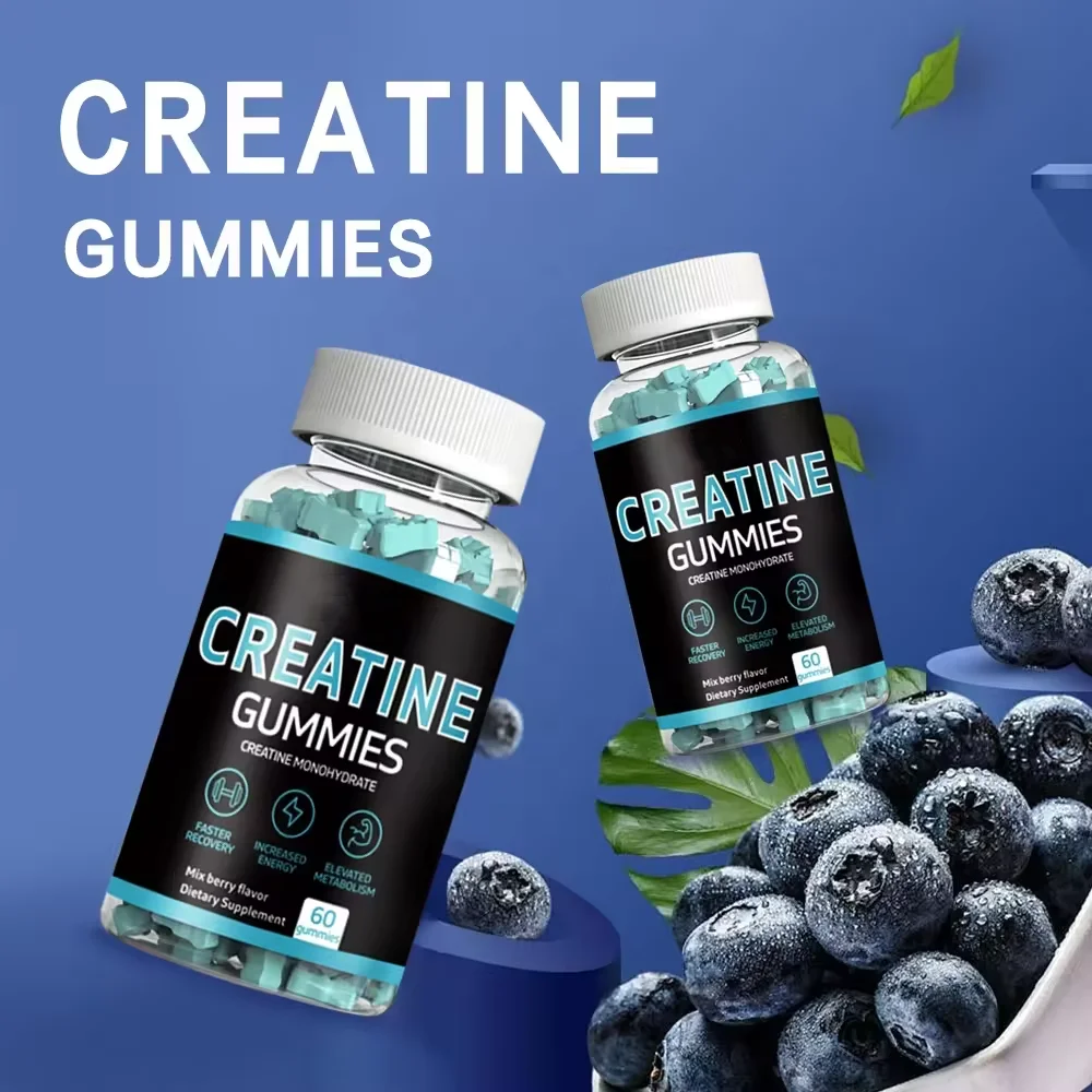 Creatine Gummy Private Label OEM ODM  Creatine Pre Workout Supplement Creatine Monohydrate Gummy Increased Energy