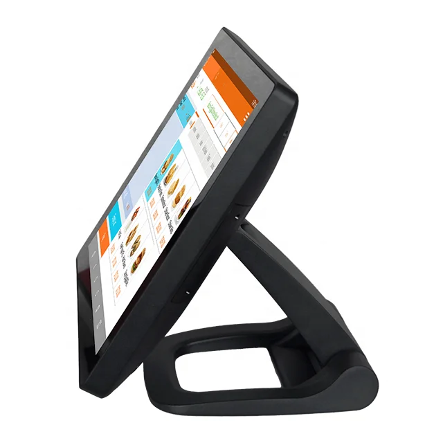 15'/15.6' Capacitive Touch Screen Commercial POS Cash Register with Wi&BT Support VFD/9.7' Customer Display