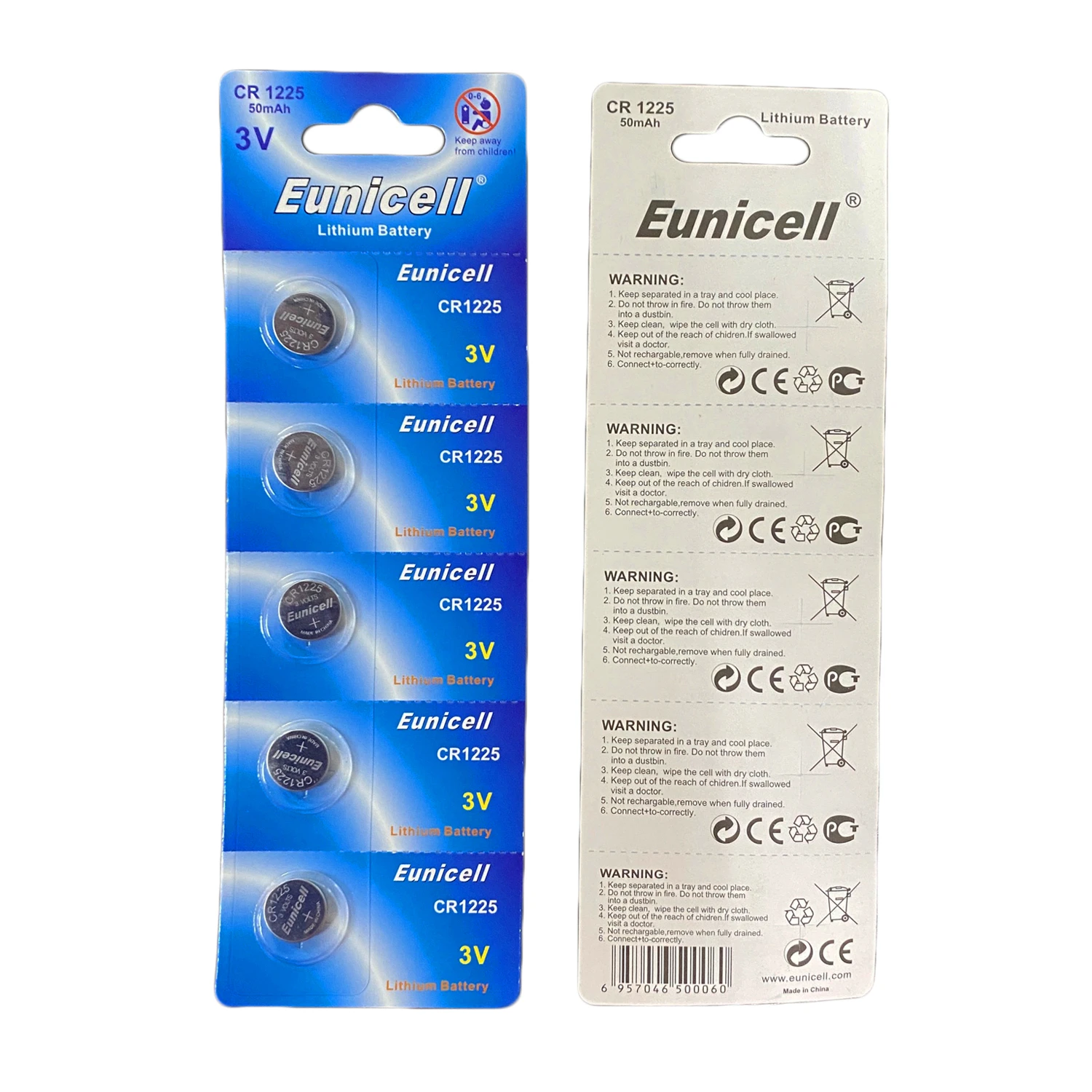 Factory price Watches Toys Tracker CR1225 CR1616 CR1620 CR2016 CR2025 CR1025 CR2032 3V Lithium Battery