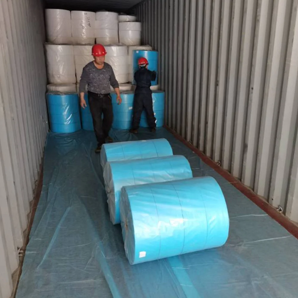 100% Pp Spunbond And Meltblown Non Woven Fabric Polypropylene Roll Colorful Nonwoven Fabric