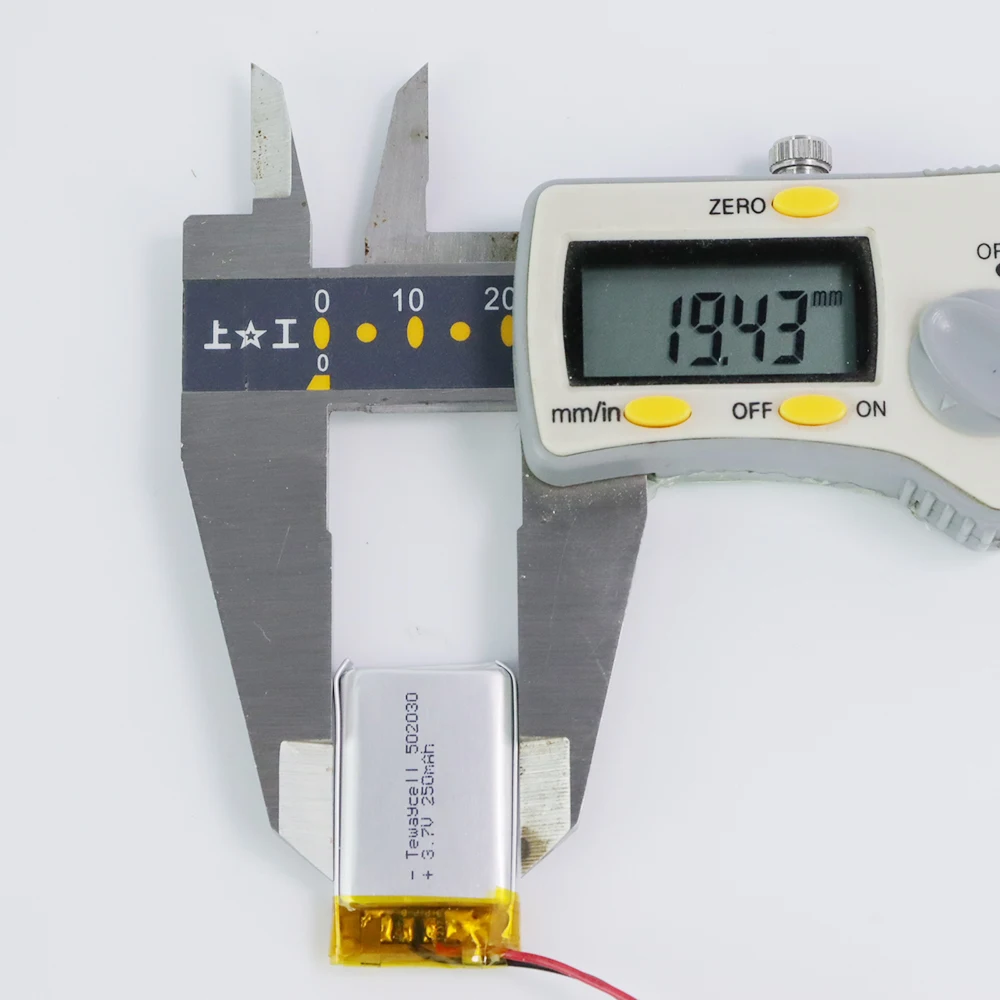 Tewaycell Rechargeable li ion Battery 502030 3.7v 200mAh 250mAh battery manufacturers