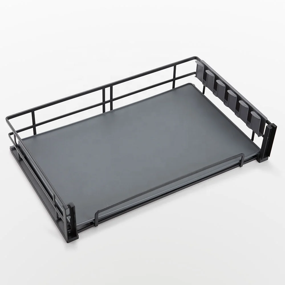 China directly pull out cookware wire kitchen cabinet basket shelves manufacturer manufacture factory supplier with solid base