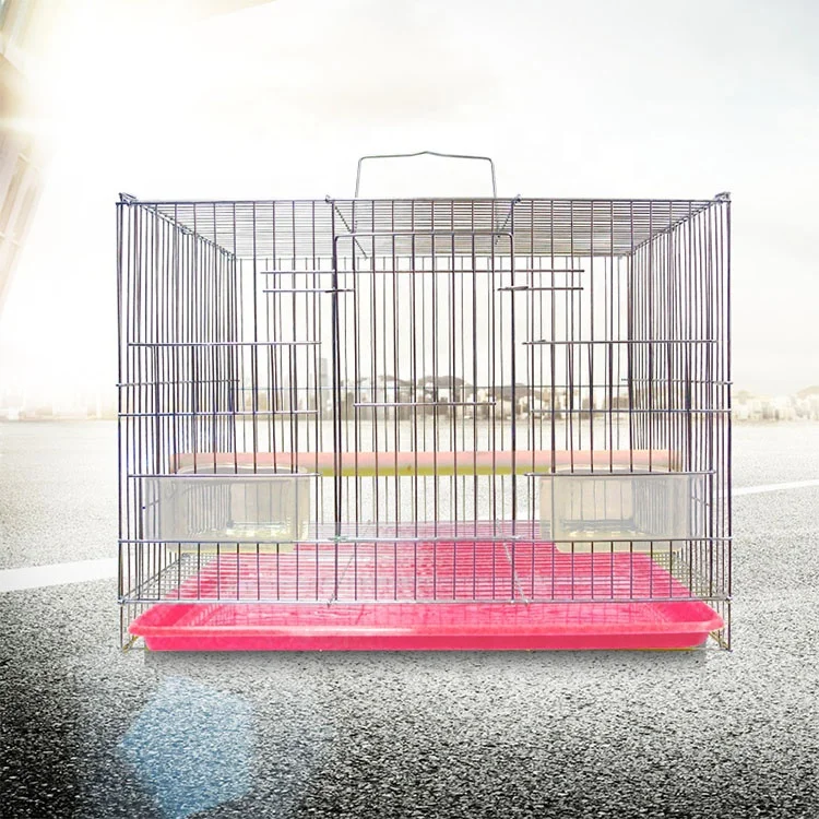 Large bird cage folding transport budgies stainless steel bird cage wire mesh