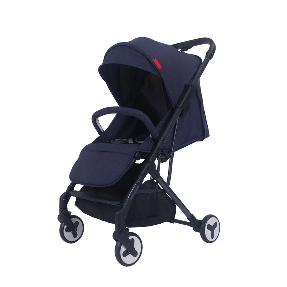 Light baby trolley rubber wheels pram rocker portable foldable baby jogger stroller