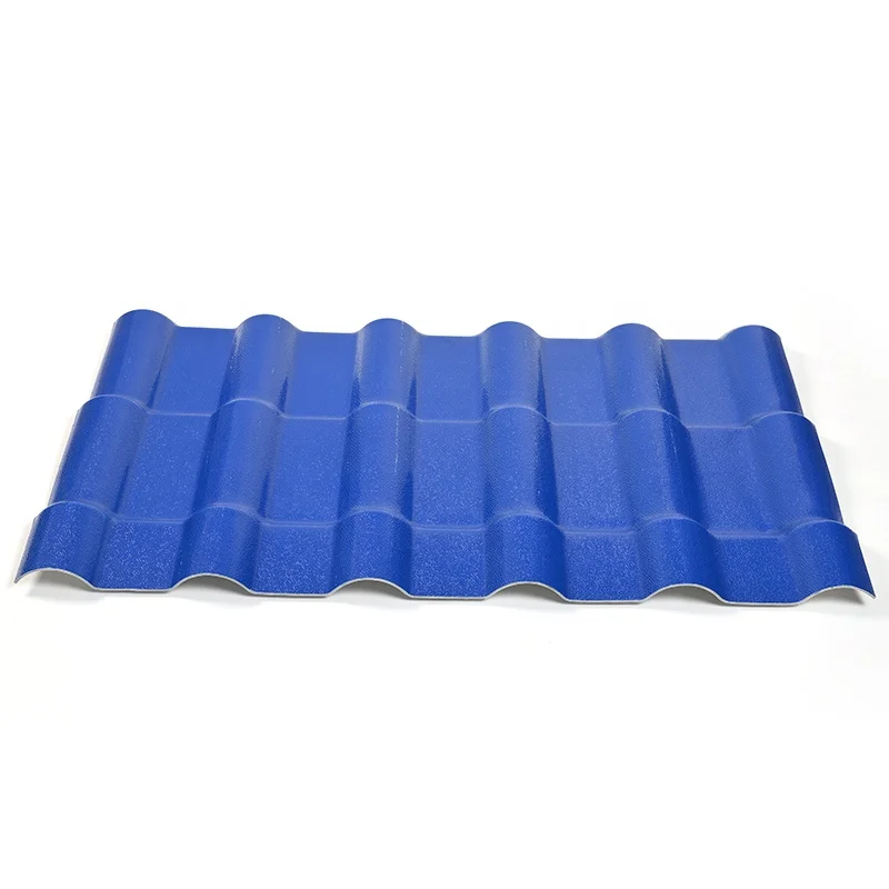 Fireproof Thermal Insulation PVC Roofing Tile ASA Resin Impact-Resistant Synthetic Resin House Warehouse Insulation Roofing