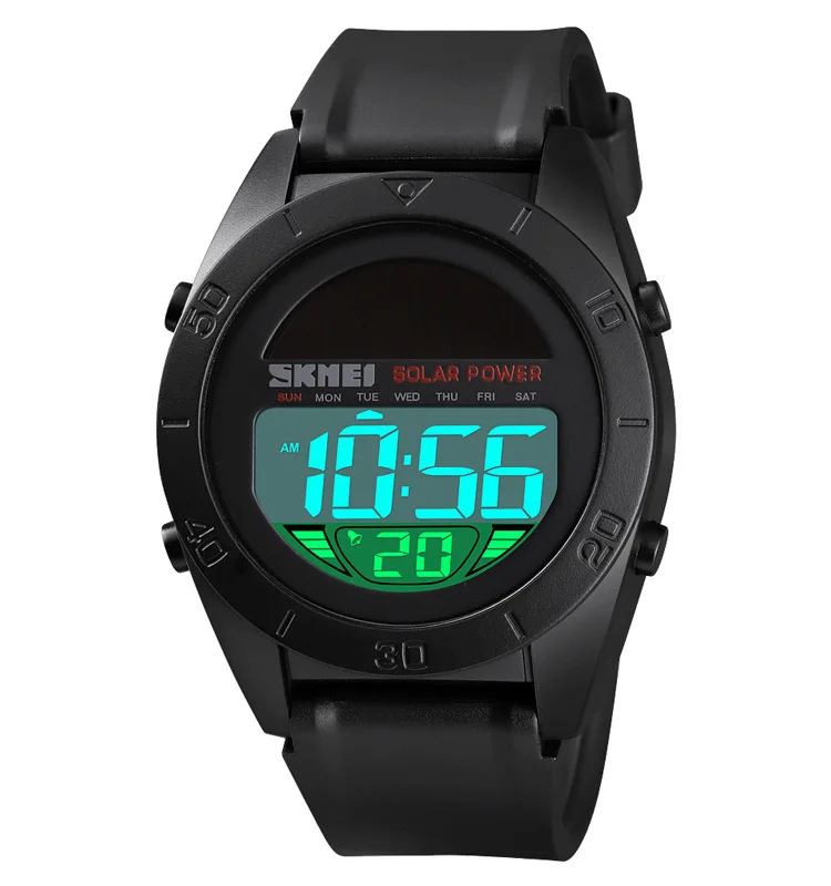 Skmei 1592 Solar Watch Sport Digital Waterproof Men Watches