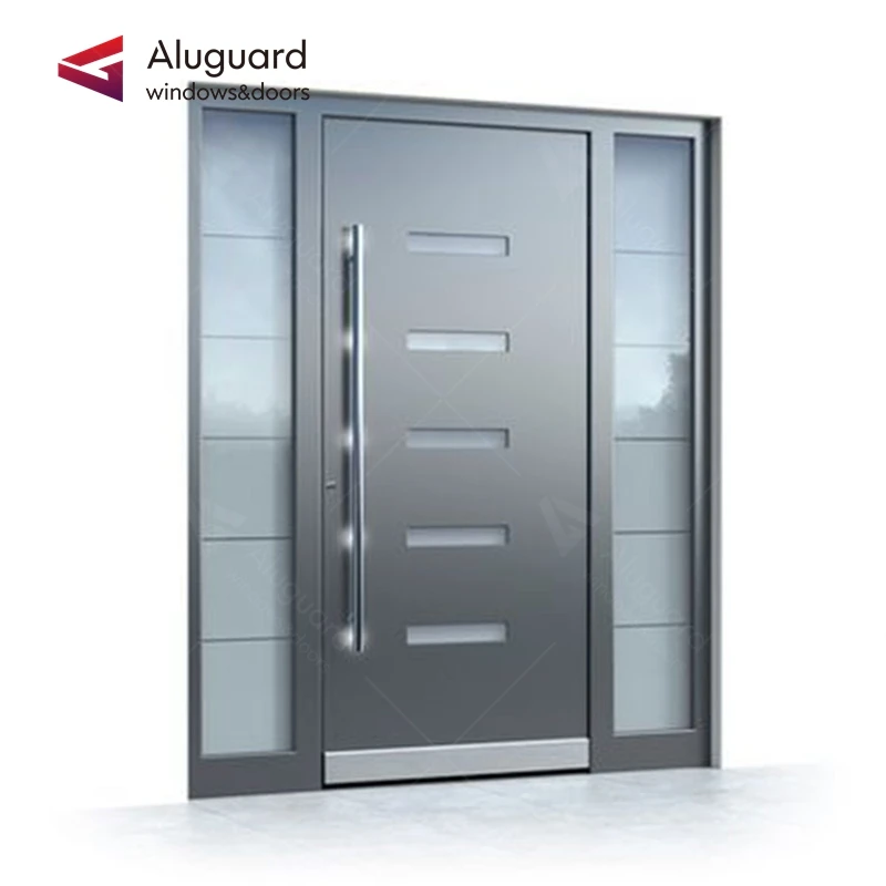 New design exterior safety steel doors for home stainless steel glass door