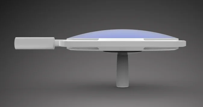 CE&ISO approved Double  dome ceiling mounted  led operating lamp for theatre,medical examination light for General Surgery