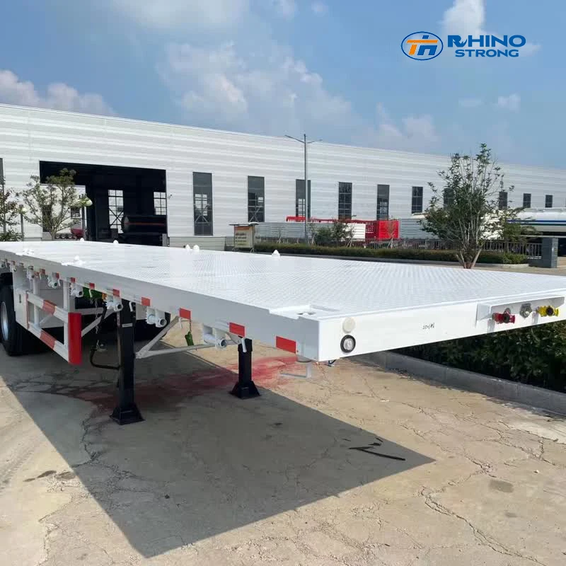 2/3/4 ось 40t 60t 80t рама планшетный контейнерный полуприцеп