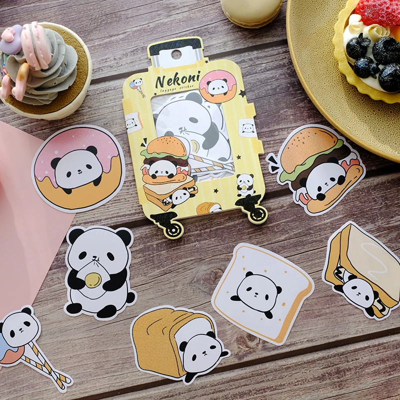 Nekoni Waterproof Sticker Flakes Laptop Decorative Decals Self Adhesive Decals for Stickers Pack Animal Luggage Decals