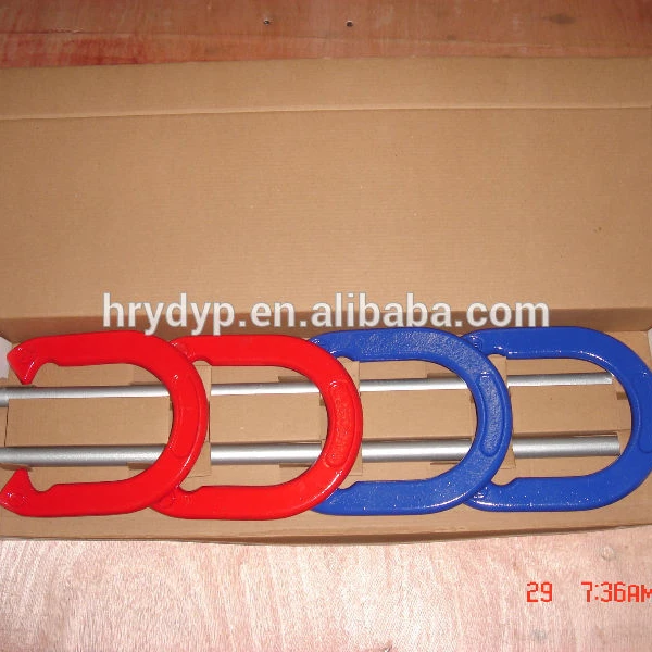 Красочный чугунный набор подковы для газона для игр на открытом воздухе