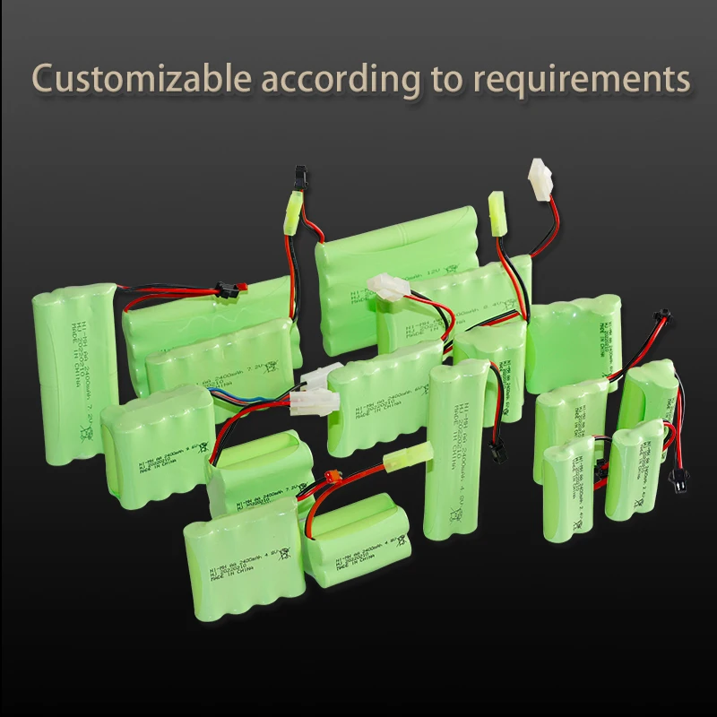 Factory 2400mAh cell pack 4.8v AA5 rechargeable battery truck electric toy off road 4x4 accessories electric car nimh batteries