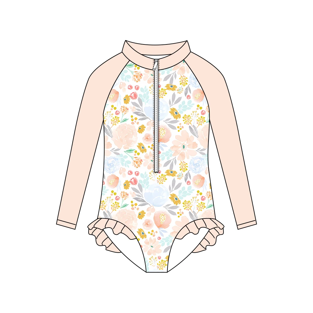 Summer New Casual Kids Outfits Solid Ribbed Ruffles Fly Sleeve Romper Tops+Shorts High Quality Baby Girls Clothes Sets