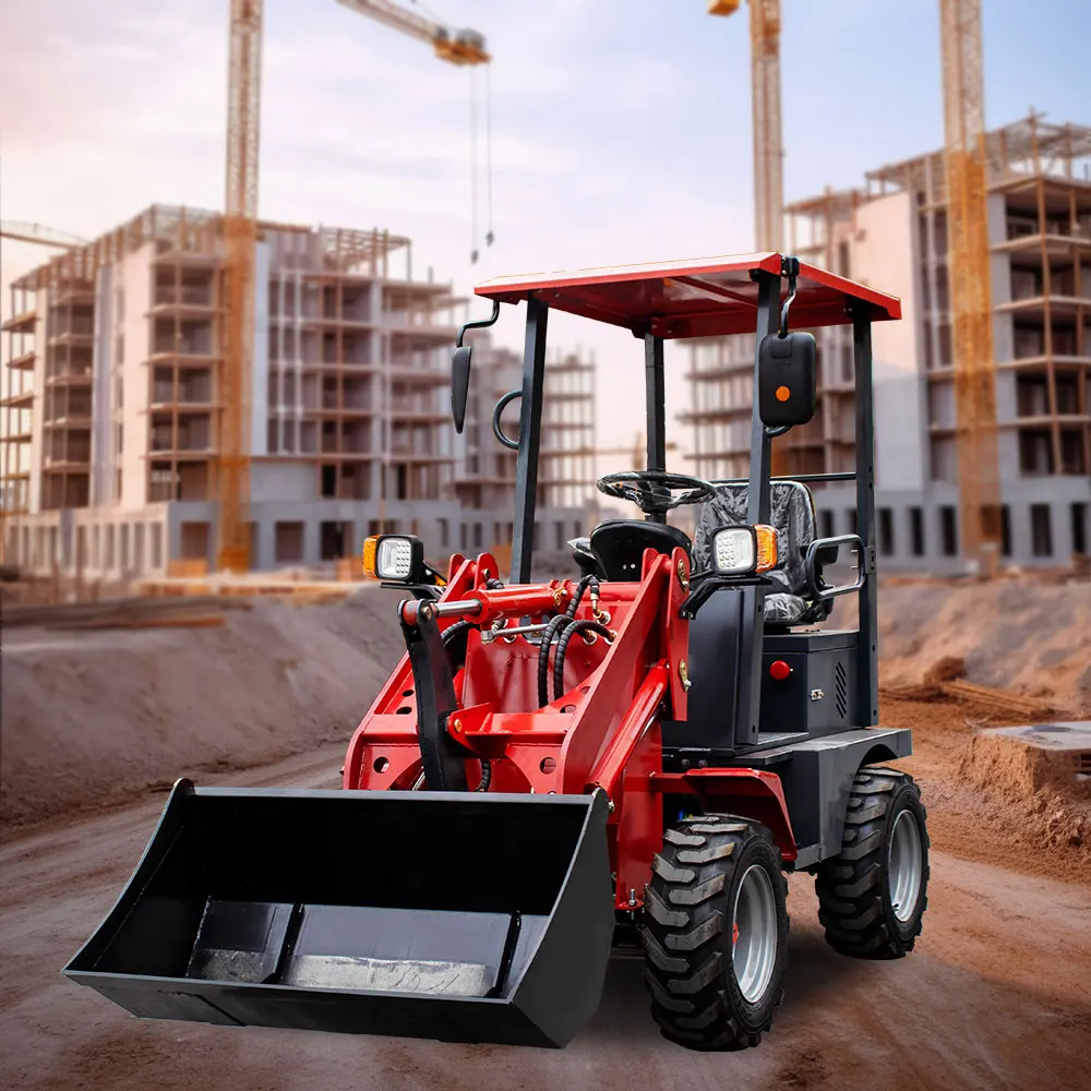 Small Telescopic Wheel Loader Electric Customizable Skid Steer Loader with Bucket Competitive Price Electric Front Loader