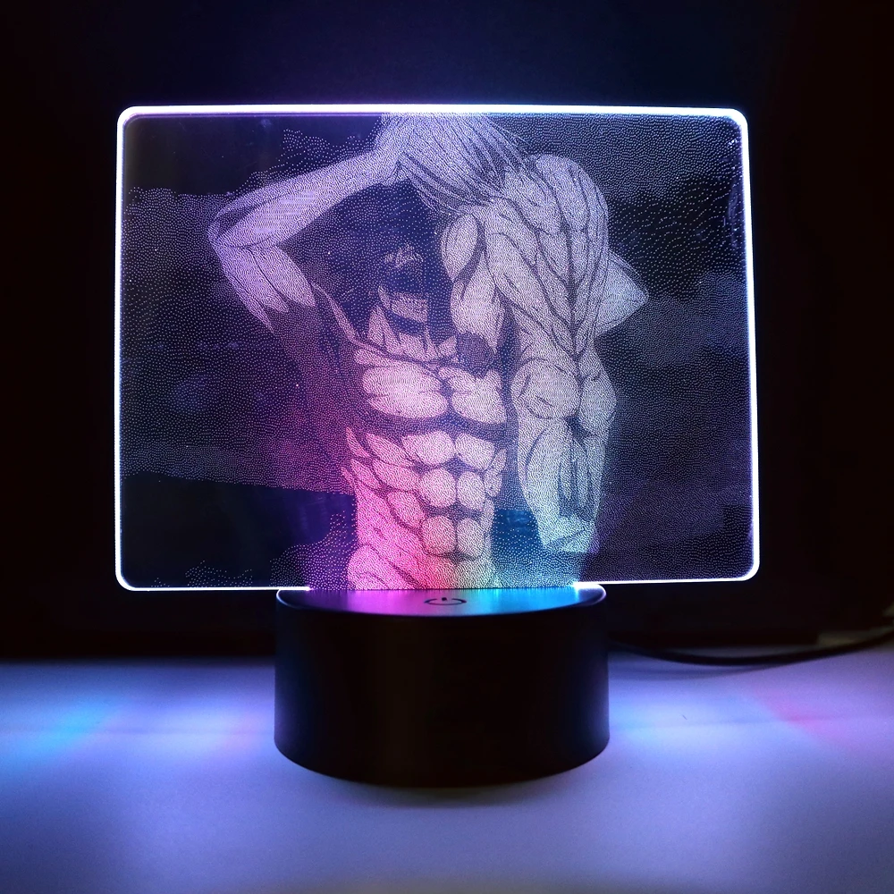 3D Night Lights Optical Illusion Lamps LED Night Lamps Acrylic 3d Light Decorative Gift for Kids