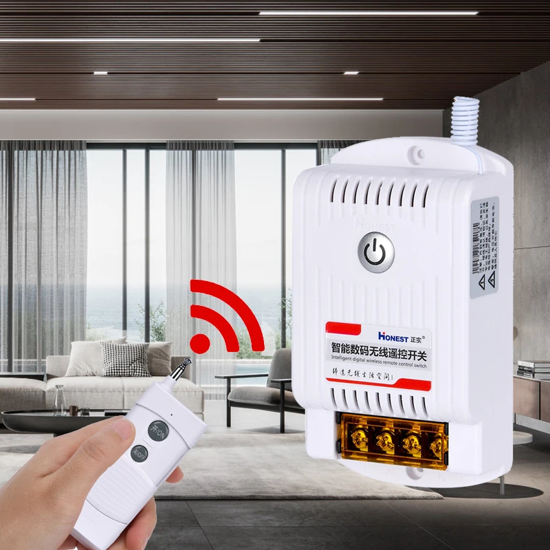 Long Range 40A DC 12V Relay Network Max 30A Current 220V Max Voltage Remote Control Switches Wireless
