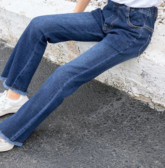 cy10433a new fashion kid girl wear wholesale baby clothes casual pants fashion children clothes woman jean