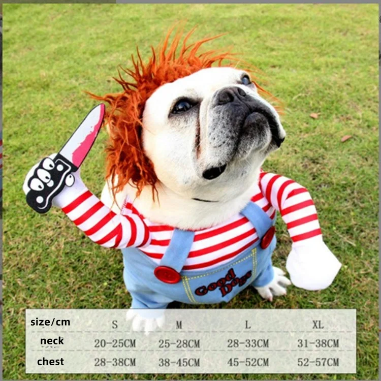 Hotsale Small Medium Large Dog Funny Look Halloween Costume Pet Clothes