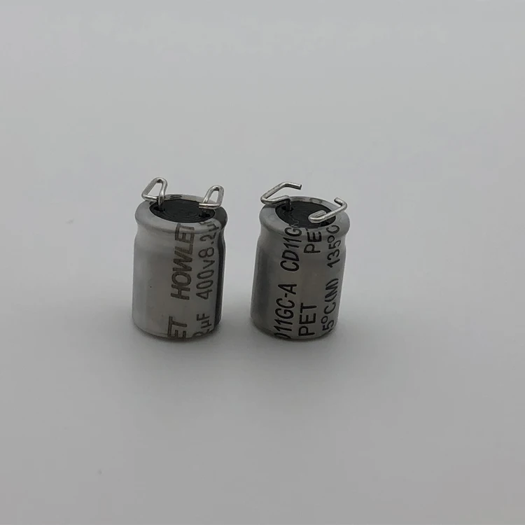 400V8.2uF M-leg 135 degree aluminum electrolytic