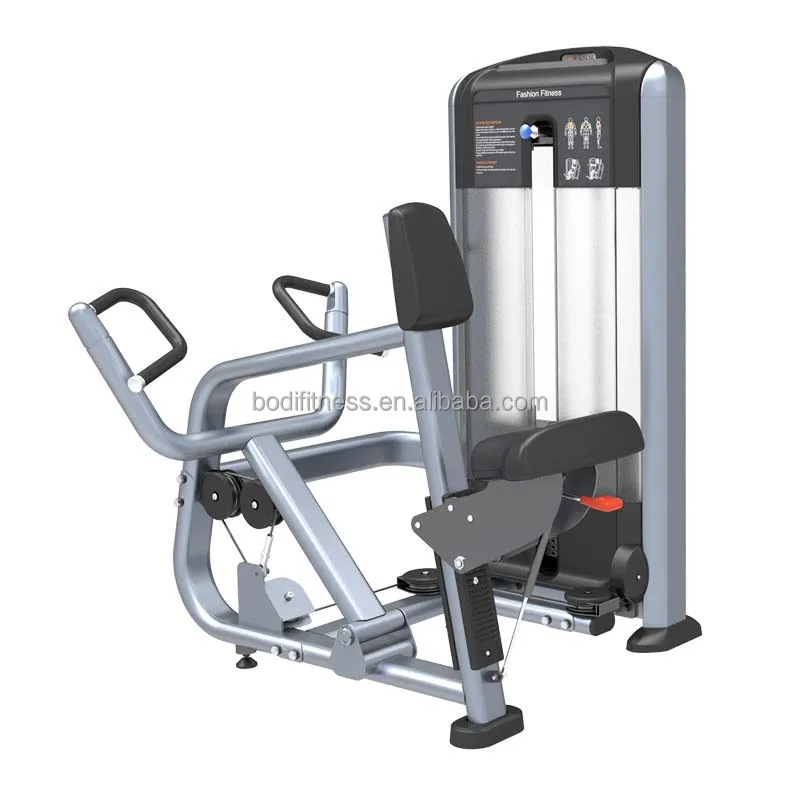 Commercial Gym Fitness Equipment Pull Back Pin Loaded Machine Double Pull Back Trainer Vertical Row