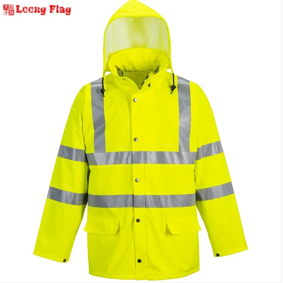 Traffic Winter Hi Vis road Safety Jacket High Visibility Workwear Reflective Safety Jackets With Pockets For Unisex
