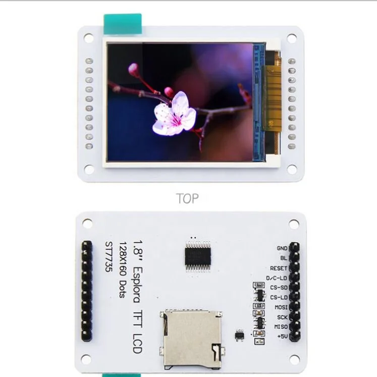 1.8 Inch SPI Serial LCD Esplora TFT LCD Color Screen Support 65K Color Display With SD Card Slot