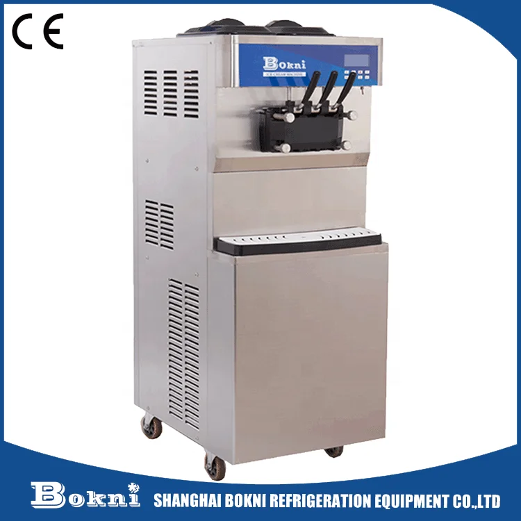 CE Bokni 3 Flavor 304 профессиональная машина из нержавеющей стали для мороженого и замороженного