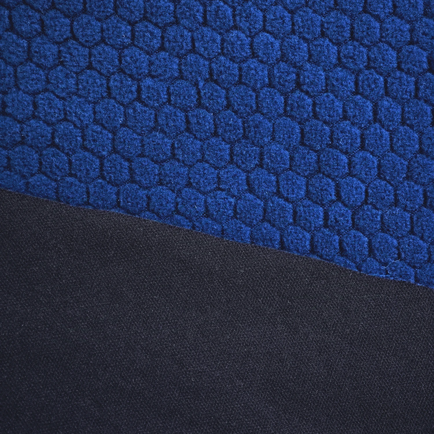 Custom Soft Thermal 320gsm 100% Polyester One Side Honeycomb Football Brushed Composite Bonded Fleece Fabric