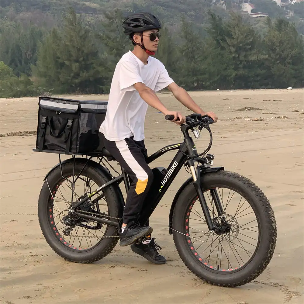 ebike fat tire 1000watt electric bicycle 48v15.6AH battery A6AH26F electric dirtbike/long range ebike