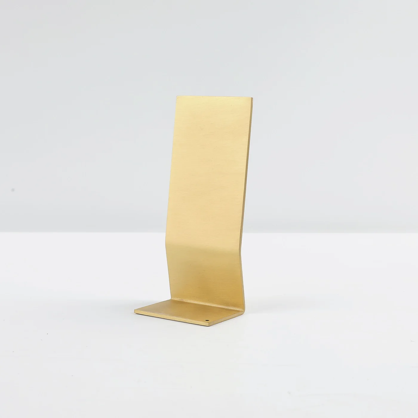 MAXERY Brass window display sign new product launch stand sign shop restaurant table price sign Brass Table Name Plate Custom