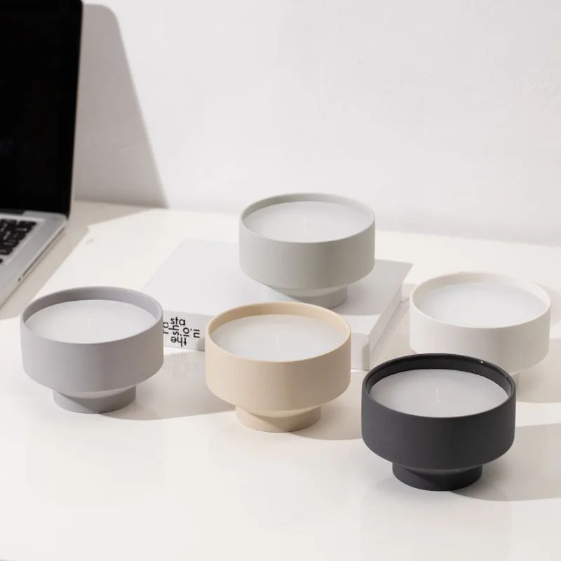 High Quality And Environmental Candle Jars Ceramic Vessels For Making