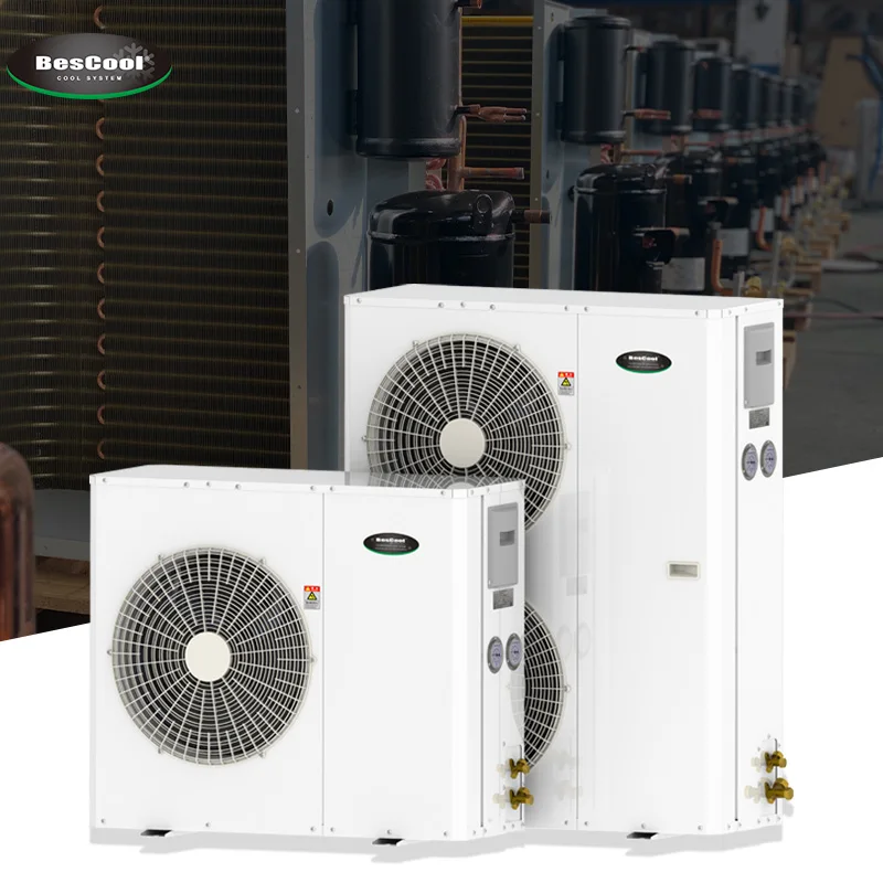 Cold room refrigeration unit condenser cooling freezing condensing unit with C-SB303H8A scroll compressor