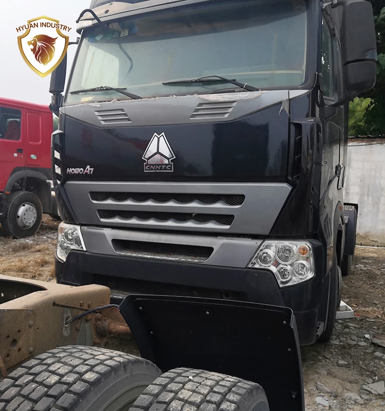 2010-2019 Sinotruk HOWO 371hp Euro II emission standards 6x4 drive used tractor truck head