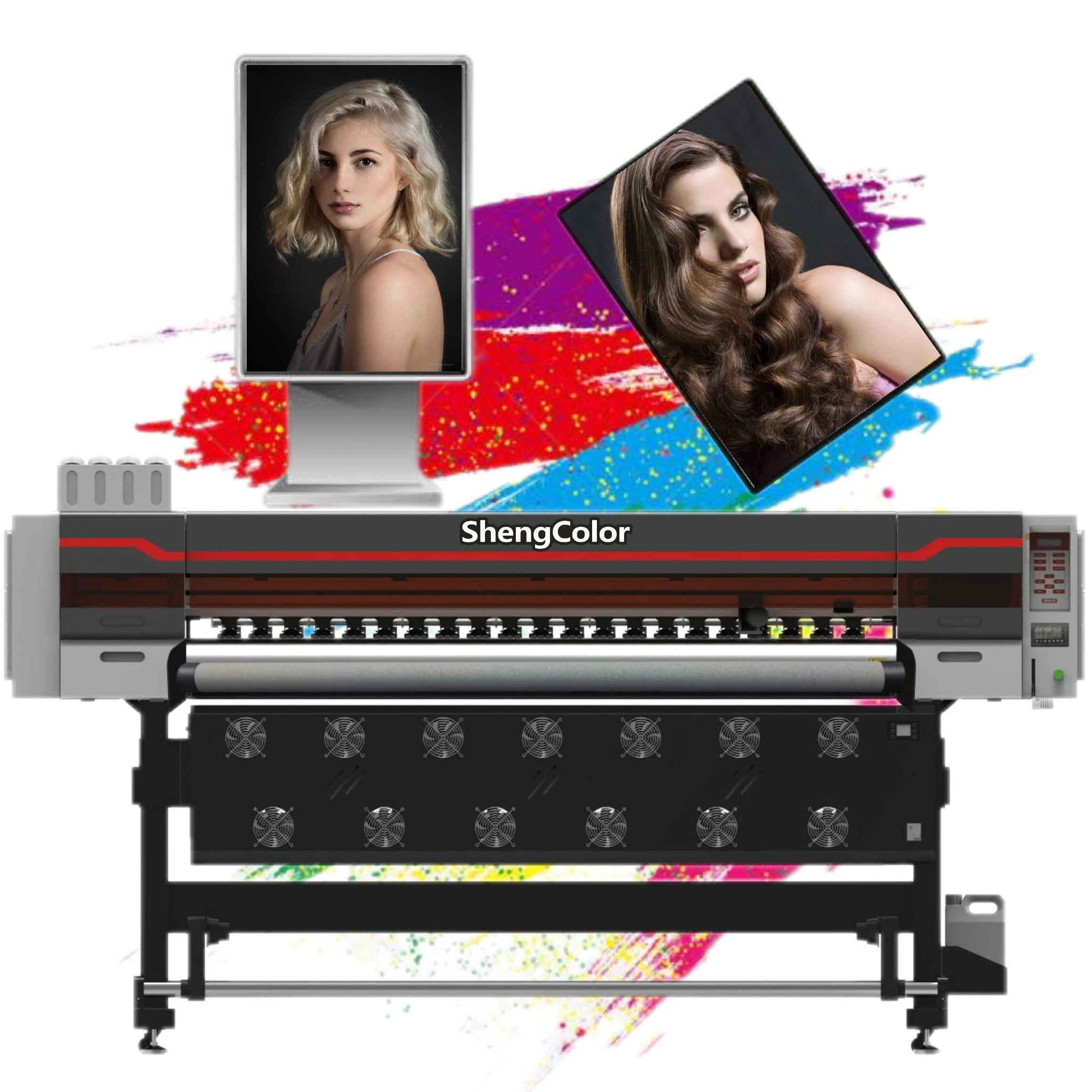 Shengcolor 4 eps i3200 широкоформатный сублимационный принтер струйный с эко-растворителем