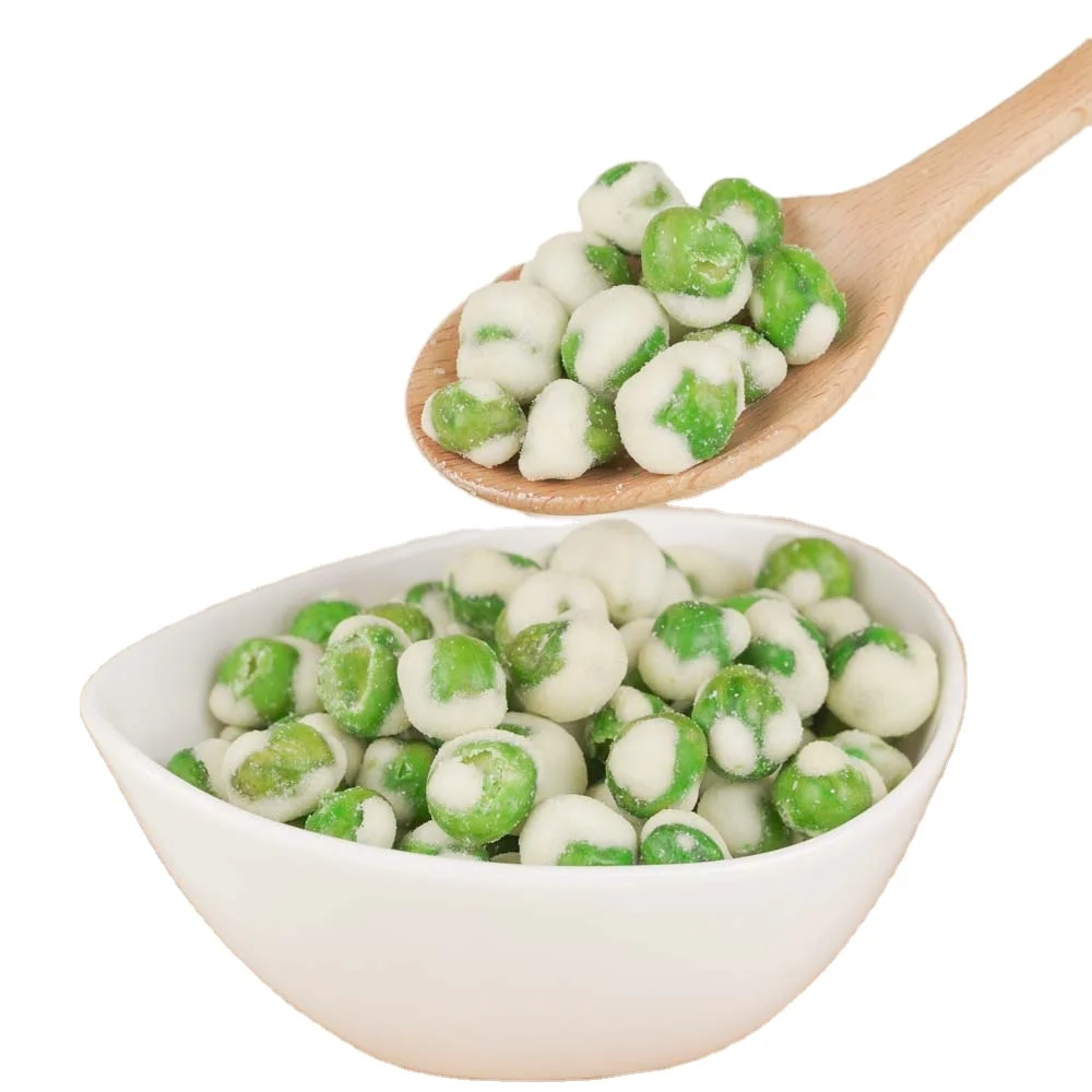Good Tasty Chinese High Protein Daily Snack Food Healthy Yellow Wasabi Marrowfat Green Peas