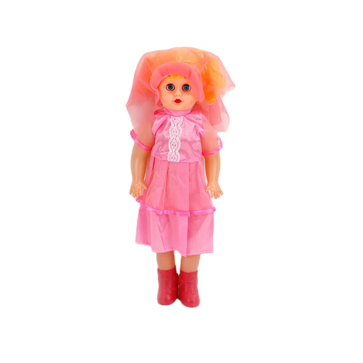 Fashion 18 Inches Big Baby Dolls Girl Toys Dress Up Clothes Doll with Light in Ears