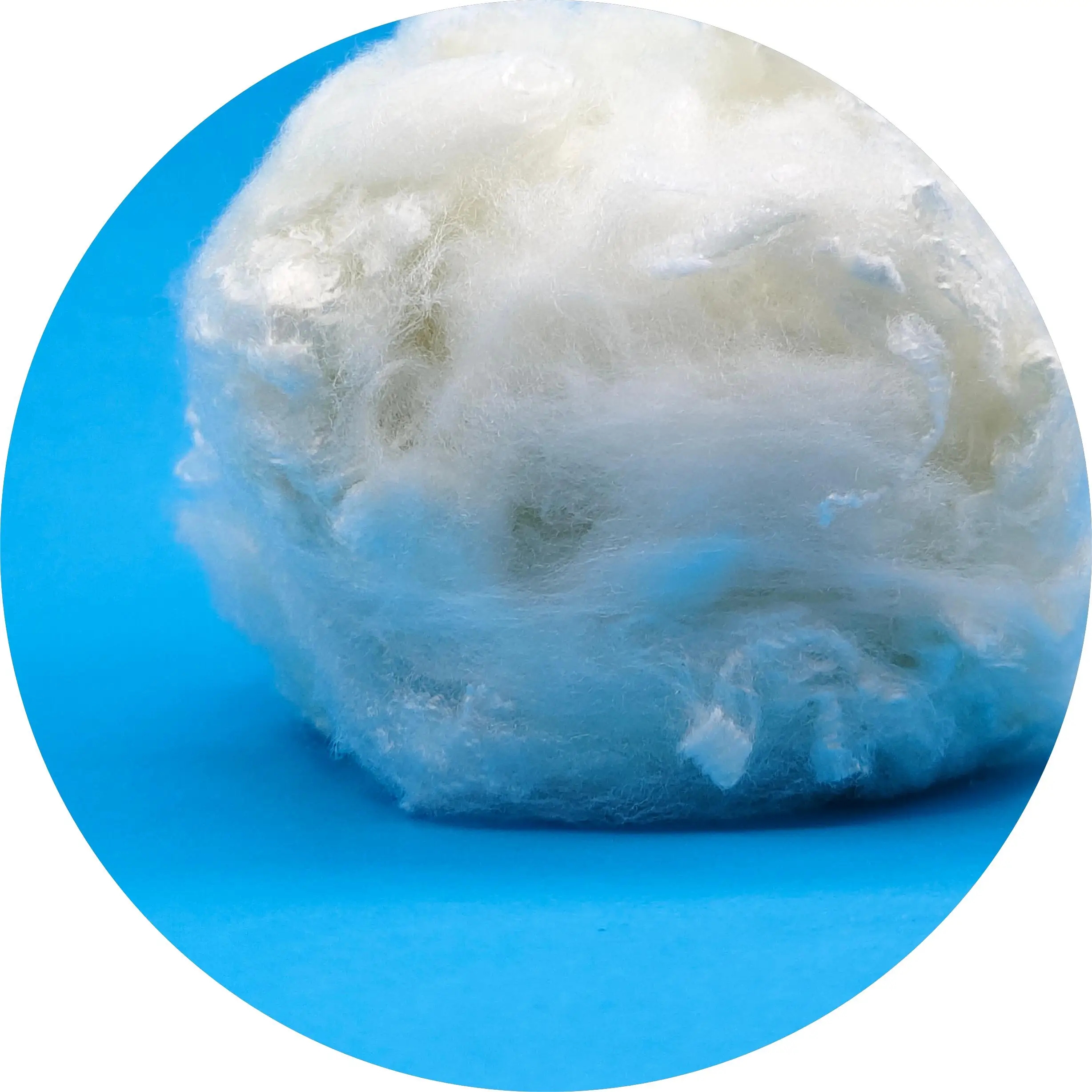 3D 38mm flame retardant modacrylic fiber for nonwoven LOI 32