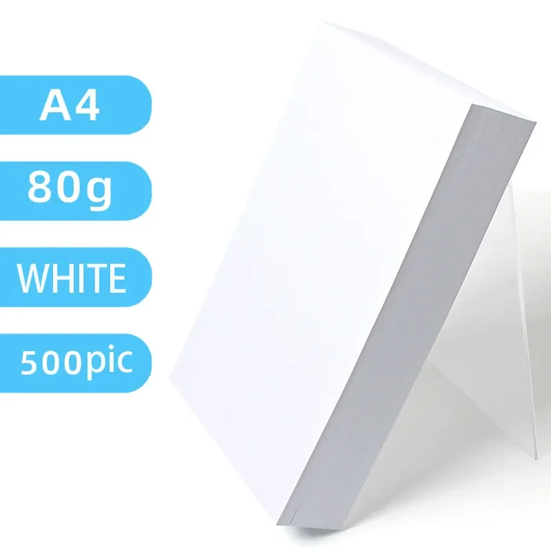 A4 Shipping Waterproof Printable Vinyl Self Adhesive A4 Sheets Size White Label Sticker Paper