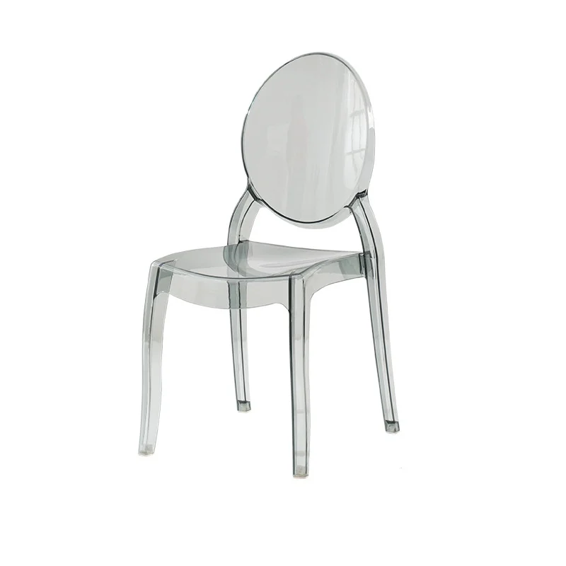 European-style wholesale Home chair Plastic crystal stool Acrylic transparent chair for Hotel wedding