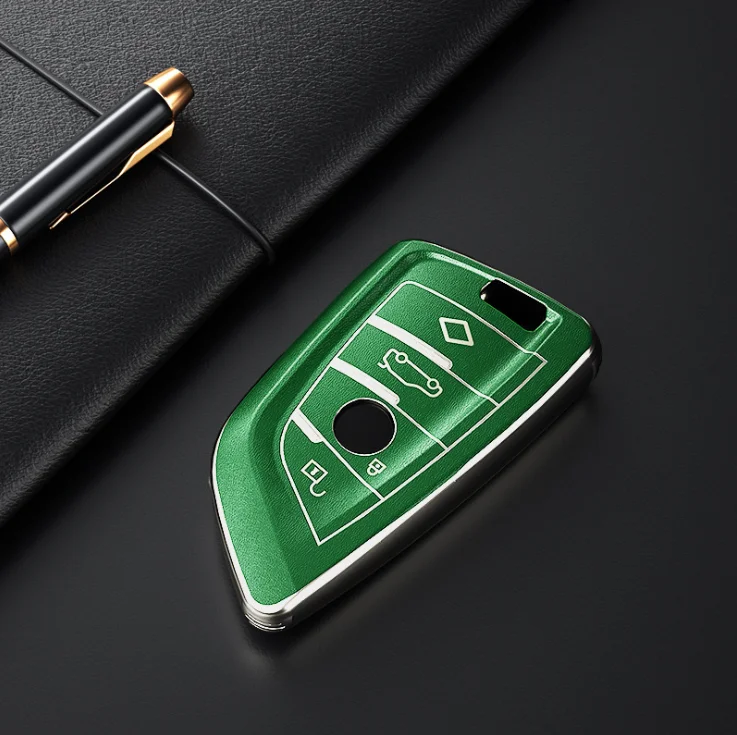 High quanlity TPU frosted surface car key Cover compustar for BMW Blade car key