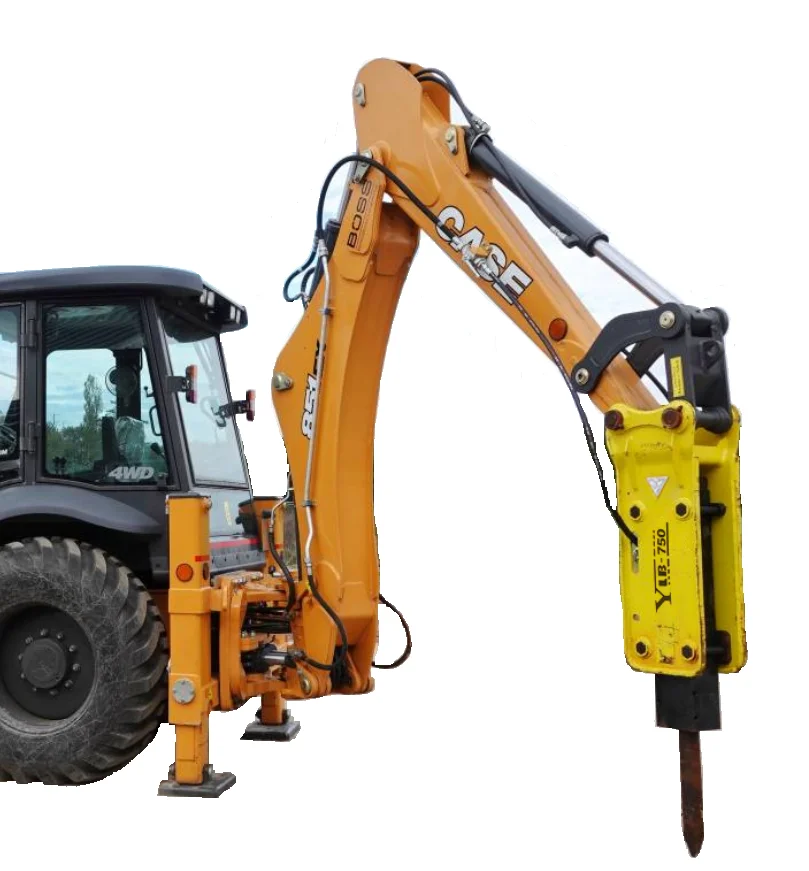 Yantai JCB 3cx hydraulic jack rock power hammer concrete pile stone breaker korea technology for backhoe loader case 580