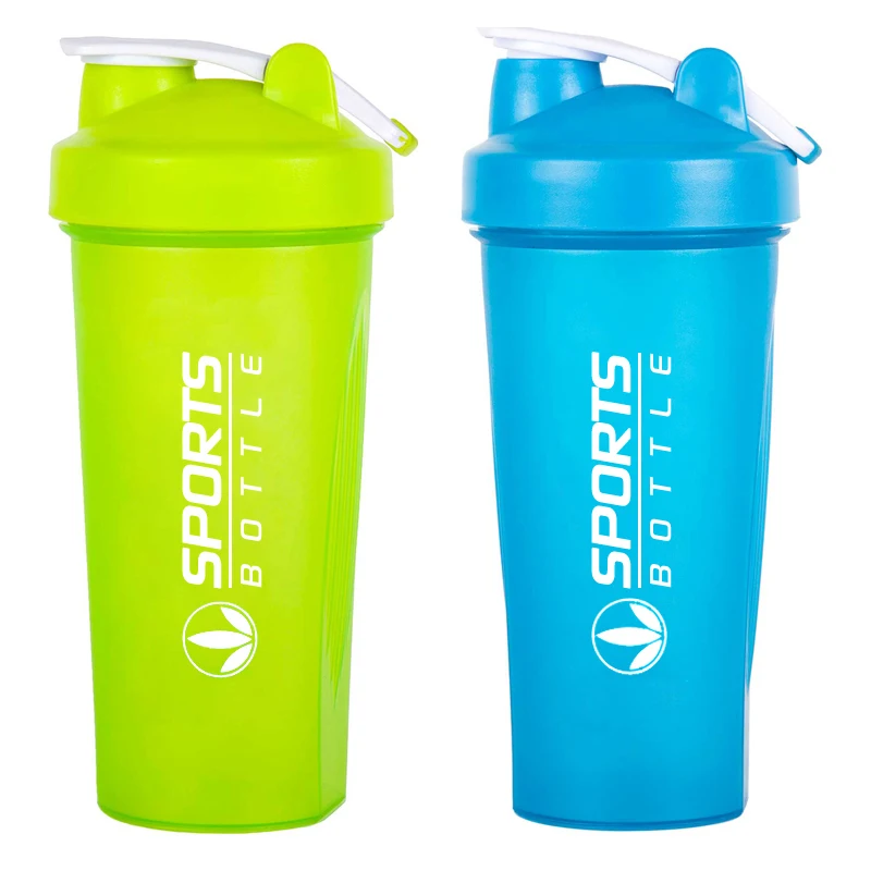Plastic Gym Protein Shaker Bottle, Wholesale 20 Ounce Custom Logo Color BPA Free Plastic Fitness Gym Shakers Protein Shaker
