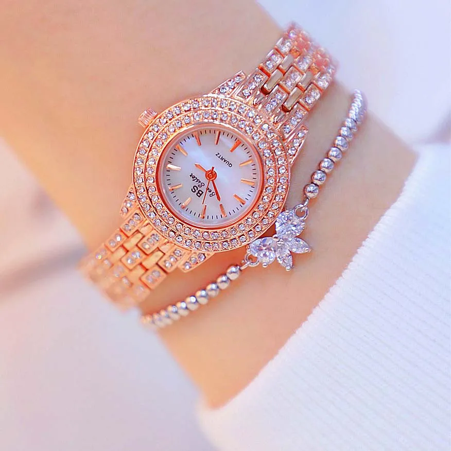 
Top Luxury Brand BS Bee sister Ladies Casual Women Bracelet Watches High Quality Diamond quartz Watch Ladies Jewelry Watch 