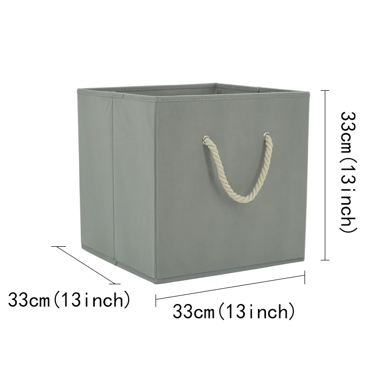 Foldable Fabric Vertical Storage Basket For Clothes Toy Laundry Organizer Storage Felt Storage Basket