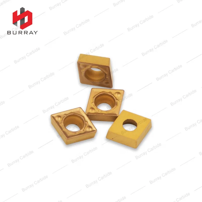 High Performance CCMT060204-HQ Tungsten Carbide Indexable Turning Insert with CVD Coating