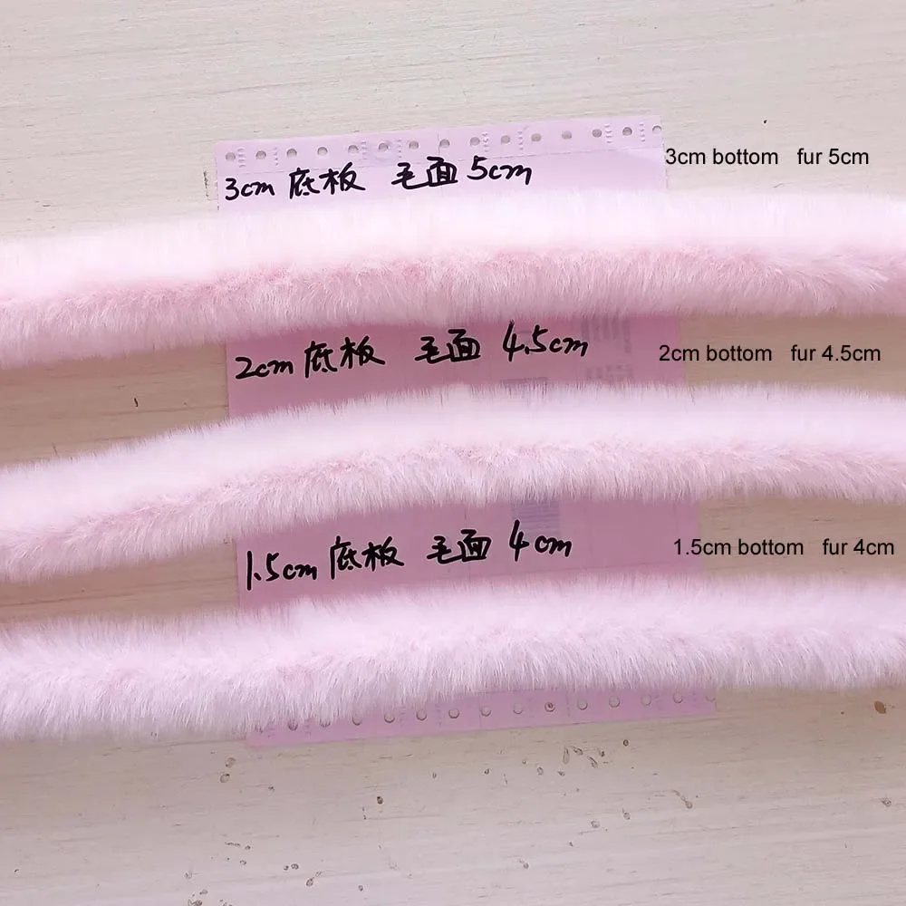 4.5cm width customized rex rabbit fake fur trim rabbit fur trimming faux rabbit fur trim